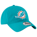 Miami Dolphins New Era 9TWENTY Curved Brim Adjustable Cap | Teal NFL Hat